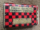 Very Rare Vintage   checkers  Vertical Pocket Tobacco Tin