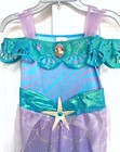Disney Princess Little Mermaid Ariel Pretend Play Dress Up Costume Sz Small