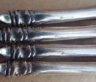 4 Vintage Towle Old Master Sterling Silver Handle Dinner Knife 8 7 8  No Mono 
