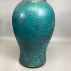 Handmade Turquoise Teal Large Vase - 17 5   h