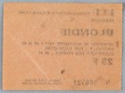 Blondie     Mega Rare Vintage Original Paris 1977 Concert Ticket