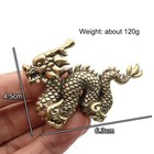 Brass Dragon Animal Statue Small Sculpture Tabletop Figurine Home Decor Gifts