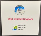 1991 United Kingdom   5 Duck Stamp Wildlife Habitat Trust Euroducks Booklet