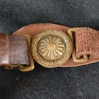 World War 2 Wwii Japanese Military Imperial Army Officer s Buckle Belt-h0605-2