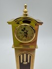 Disney Time Works 80  s Miniature  mickey Mouse  Brass Grandfather Clock Working