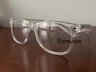 Men Women Vintage Retro Style Clear Lens Eye Glasses Transparent Crystal Frame