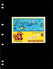  6 25 Scott Value - 1972 Bahamas Map Of The Islands S s Tourism Cv Mnh Nh Umm