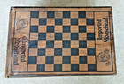 Vintage Moosehead Beer Canadian Lager Wood Crate Box With Checkerboard Lid