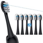 6 Pack Toothbrush Replacement Heads For Water Flosser Sonic Fusion 2 0  Fitmount