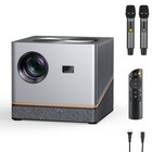 Moukey Mtv30 Projector Karaoke Machine All-in-one Pa System Dual 4  Woofer 40w