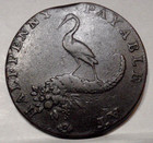 1793 Half Penny Conder Token Birmingham Mining Copper Company Bold Colonial Coin