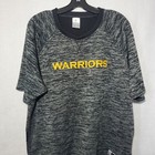 Golden State Warriors Shirt Men s Xl Grey Heathered Adidas Short Sleeve Nba 