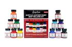 Angelus Acrylic Leather Paint Best Sellers Kit  12 Colors   1 Oz 