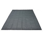 Heavy Duty Pvc Mesh Tarp  14  X 6  Black  Brass Grommets   Pockets  Dump Truck