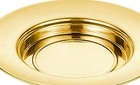 Sudbury Brass Tone Stacking Bread Plate Communion Tray  10 10 1 4 Inch  Gold 