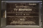 Ty Simpson 2026 Wild Card  a-ocw-tl-ts Qb1 On The Clock Auto  2 Rookie Rc Rams