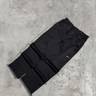 2000s Y2k Black Xl Nike Sweatpants With An Embroidered Logo And Gray Stripe