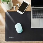 Desktop Mat  Rectangle  Polyester Surface With Nonslip Natural Rubber