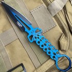 8  Ninja Tactical Skull Combat Naruto Kunai Throwing Knife Hunting Dagger Blade