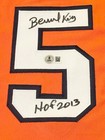 Bernard King Tennessee Vols Signed Custom Jersey W  Hof Beckett Witnessed