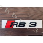 Audi Rs3 Front Grill Trunk Emblem Gloss Black For Rs3 S3 Honeycomb Grille Badge