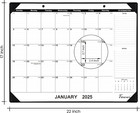 22  X 17  Desk Calendar 2025  Large Wall Calendar For Daily Schedule  Desktop