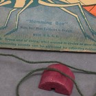 Vintage Paper Toy Humming Bee Ten Bible Bees Whirl Around Head On String