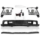For 2019-2021 Silverado 1500 Front Bumper Cover Lower Valance W led Fog Lights