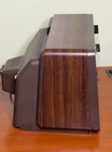 Vintage Zenith Bt121w4 12    B w Crt Tv Woodgrain Retro Gaming Tested Working