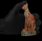 Authentic Ancient Egyptian Antique Rare Goddess Bastet Figurine Egyptian Bc