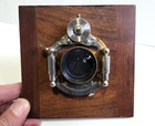 Antique Bausch   Lomb Large Format Camera Lens With Brass Unicum Shutter