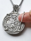    us Stock   1921 Hobo Nickel Knight Drawing Swords Organ Coin Silver Plating