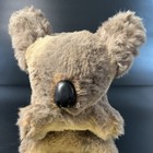 Vintage 70s Australian Koala Bear Plush Stuffed Animal Real Fur Souvenir 11  Toy