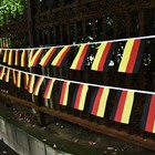 New  anley germany deutschland string Flag Banner black Red Gold 33 Feet 38 Flag