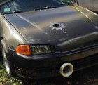 All Out Fab Hood Exit Pipe Heat Shield - 304 Stainless Steel - Use Rivet Install