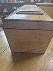 Antique Victorian edwardian Wooden Marquetry Tea Caddy