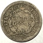 1854 Seated Liberty Silver Half Dime 5c - Philadelphia Mint - 4764