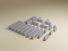 Stone Wall Set 15mm Scale   Detailed Scatter Terrain For 15mm Tabletop Gaming