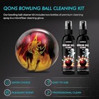 Bowling Ball Cleaner Spray  towel Removes Oil Stains Scuffs Enhances Grip