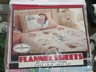 Beauty And The Beast Flannel Sheets 3-piece Twin Set 100  All Natural Cotton New