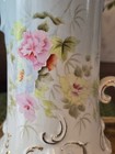 Antique Prussian Porcelain Chocolate Pot Hand Painted Floral Victorian German