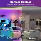E27 Rgb Led Light Bulb 16 Color Changing Dimmable Lamp Remote Control Colorful