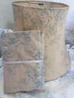 Vintage Rachel Ashwell Shabby Chic Couture Baby Duvet  Serenity Blue Cream  Nip 
