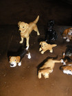 Vintage Hagen Renaker Ceramic Miniature Figurines 13 Various Dogs   Puppies