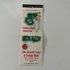 The Security Trust   Savings Bank Shenandoah Ia Vintage Matchbook Cover Tmb27-1