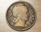 1949 Argentina 10 Centavos