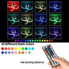 32ft Led Strip Lights 5050 Rgb Remote Control Bedroom For Indoor Outdoor Use