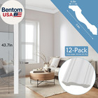 12-pack Ceiling Crown Molding Trim  Total 43 7 Ft High Impact Finish Polystyrene