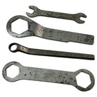 Vintage Lot Of 4 Yamaha Metric Wrenches - 8mm  10mm  19mm  22mm  27mm Japan Made