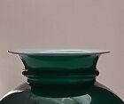 Flare Top Student Lamp Shade Cased Glass Emerald Green 7  Fitter Antique Rare